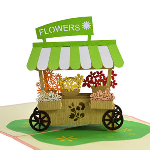 3D Flower popup card