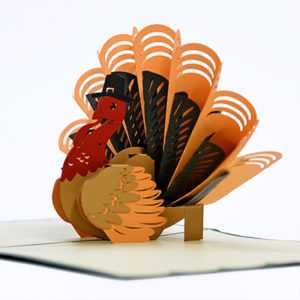 popup card for thanksgiving day