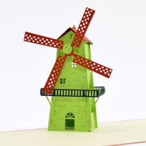windmill popup card