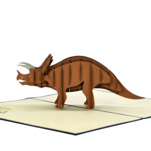 dinosaurs popup card 3D
