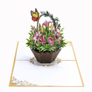 Lilies 3D card