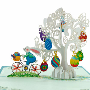 3D popup card for easter day