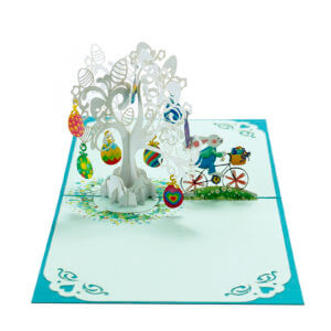 3D card Easter