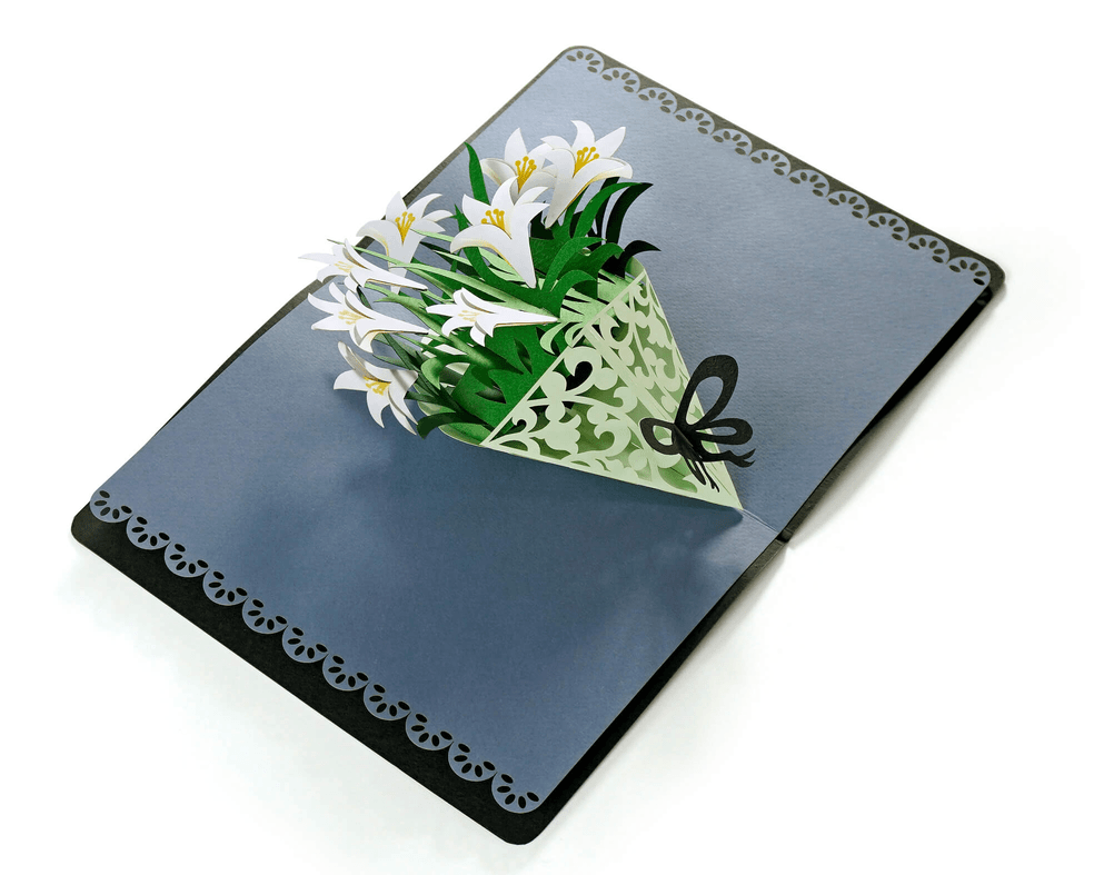 Lyly 3D flower card