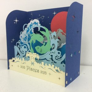zodiac popup card