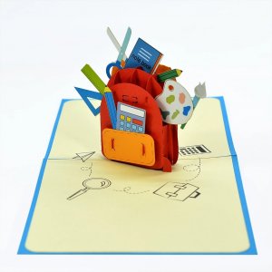 Back to school 3D pop-up cards