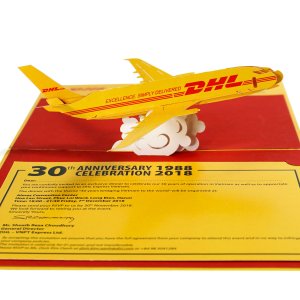 DHL 3D popup card