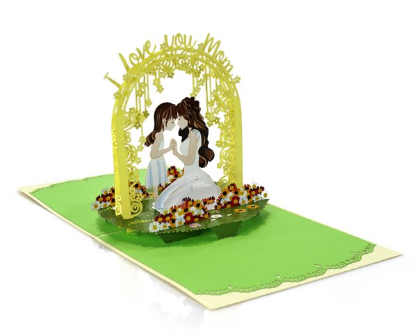 3D popup card to Happy mother day