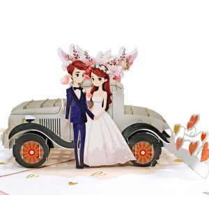 3D Invitation wedding popup card