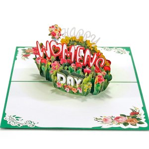 3D Popup Card for Women's Day: VN156-SD136