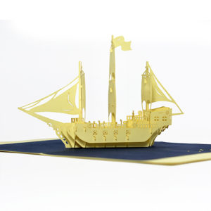 sailing popup card model