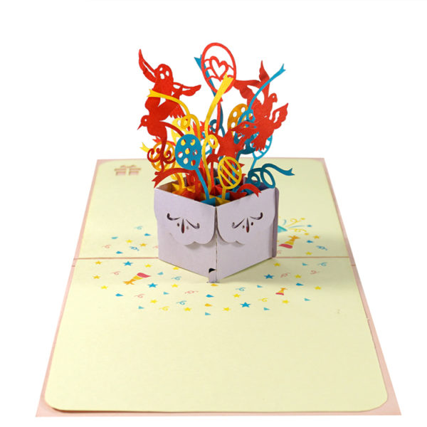 3D birthday pop up card