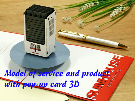 Manufacturing 3D popup card