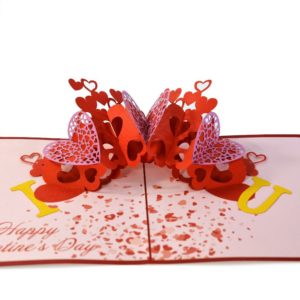 :ove po[up card for valentine