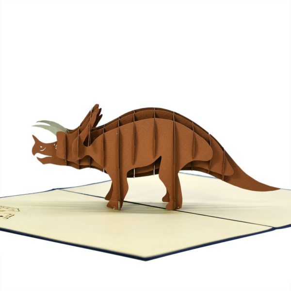 dinosaurs popup card 3D