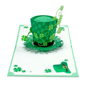 3D card for st Patrick's day