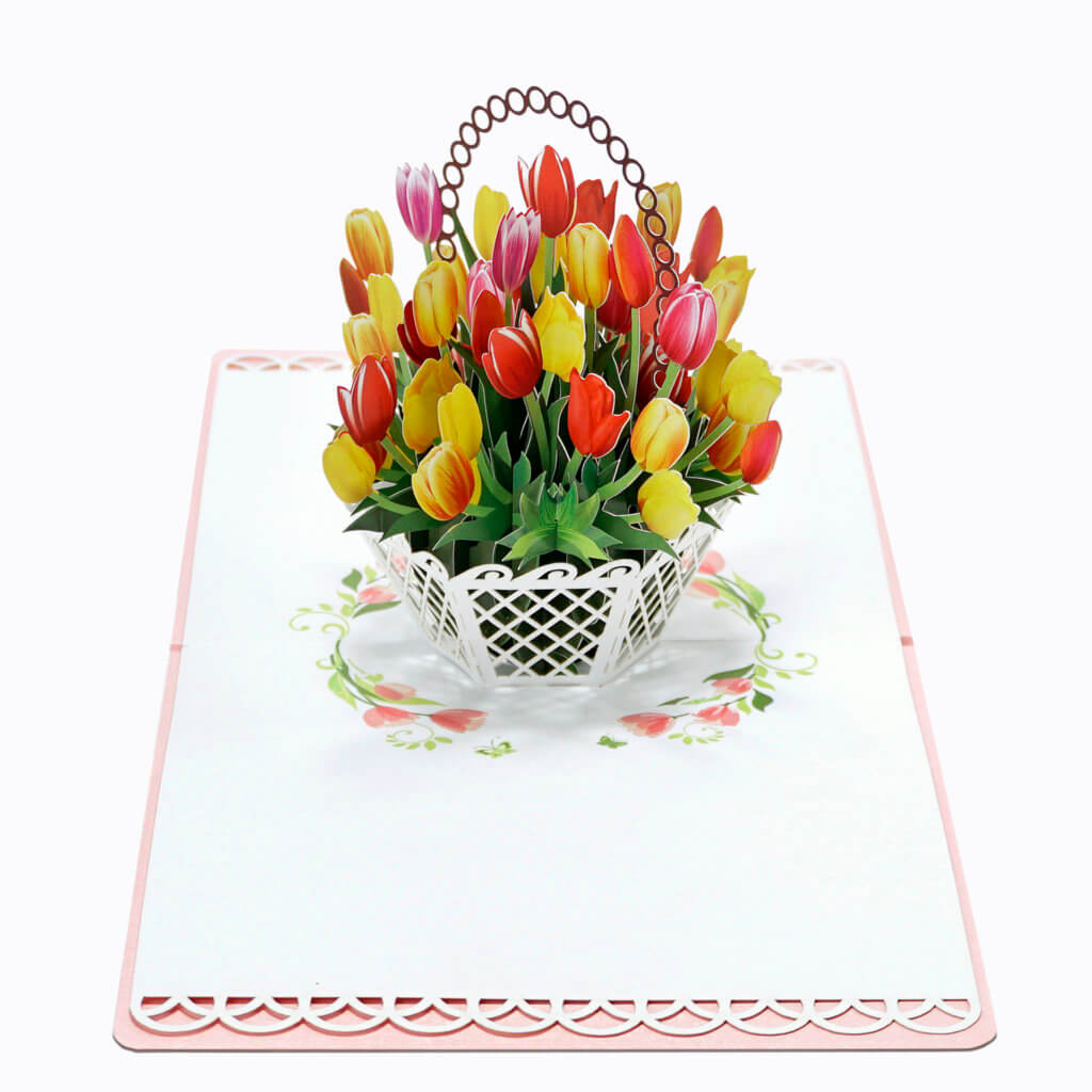 3D popup card flower