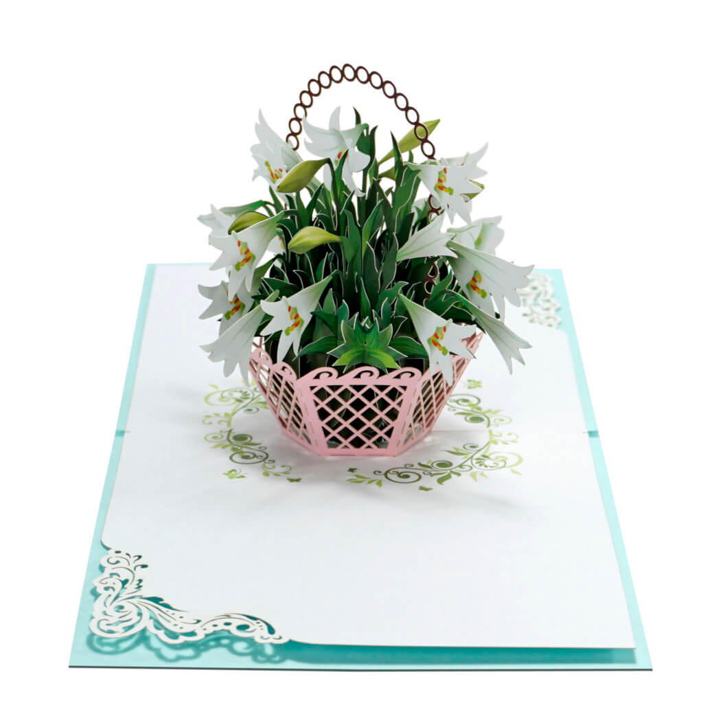 3D greeting card flower