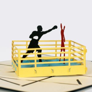 3D boxing popup card