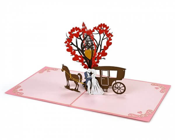 Love 3D card for Valentine