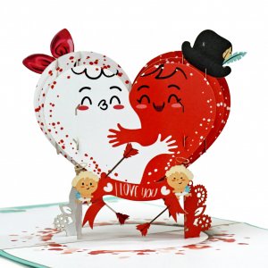 Love 3D Heart popup card