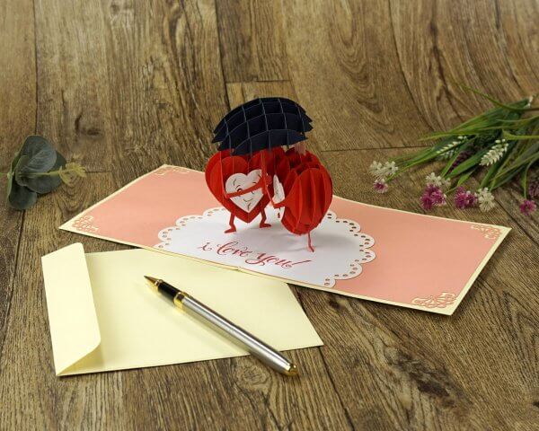 Valentine 3D popup card