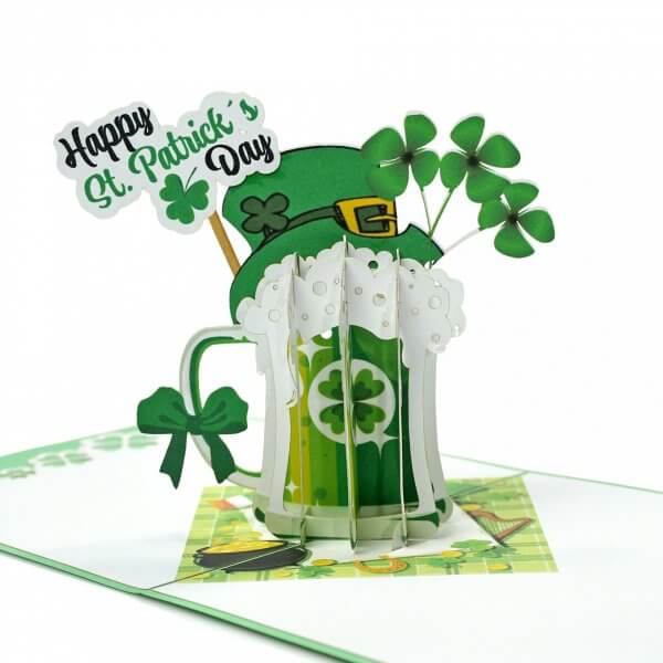 3D popup card Patrick day