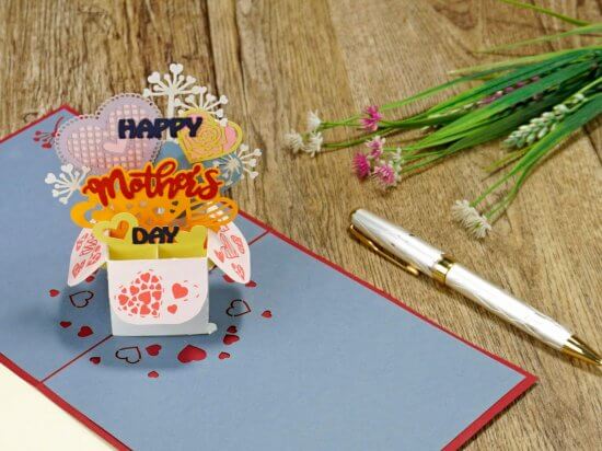 3D card mother day