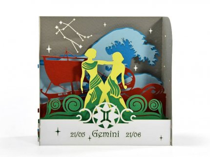 zodiac popup card Gemini