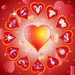 Zodiac valentine 3D card