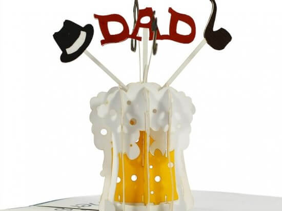 3D popup card for father day