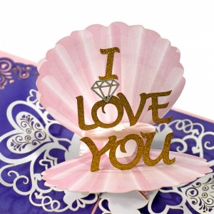 Valentine 3D popup greeting card