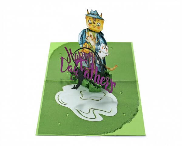 Happy easter day 3D greeting popup card