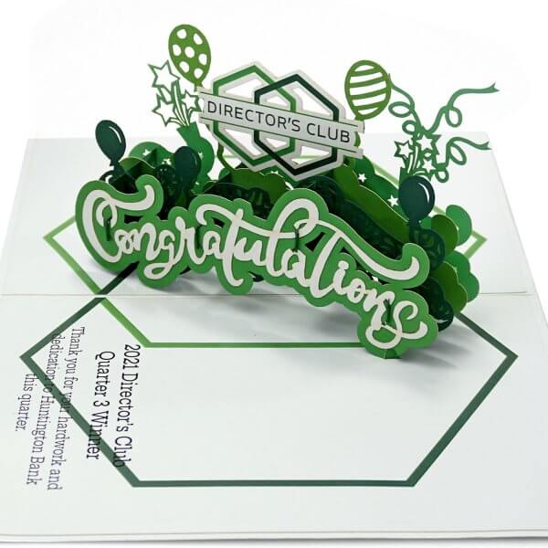 Congratulation 3D card