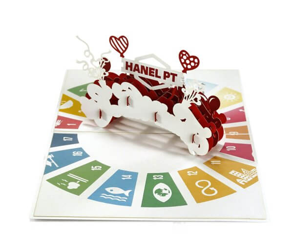 Happy New Year 3D Popup Card by Hanel PT