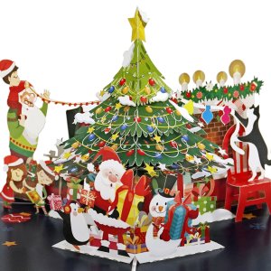 Happy Christmas 3D popup card