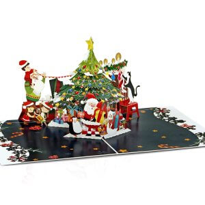 Happy Christmas 3D popup card
