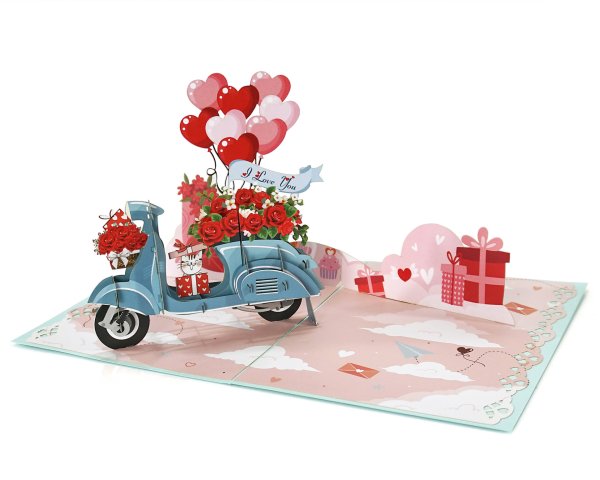 Love 3D popup Valentine card